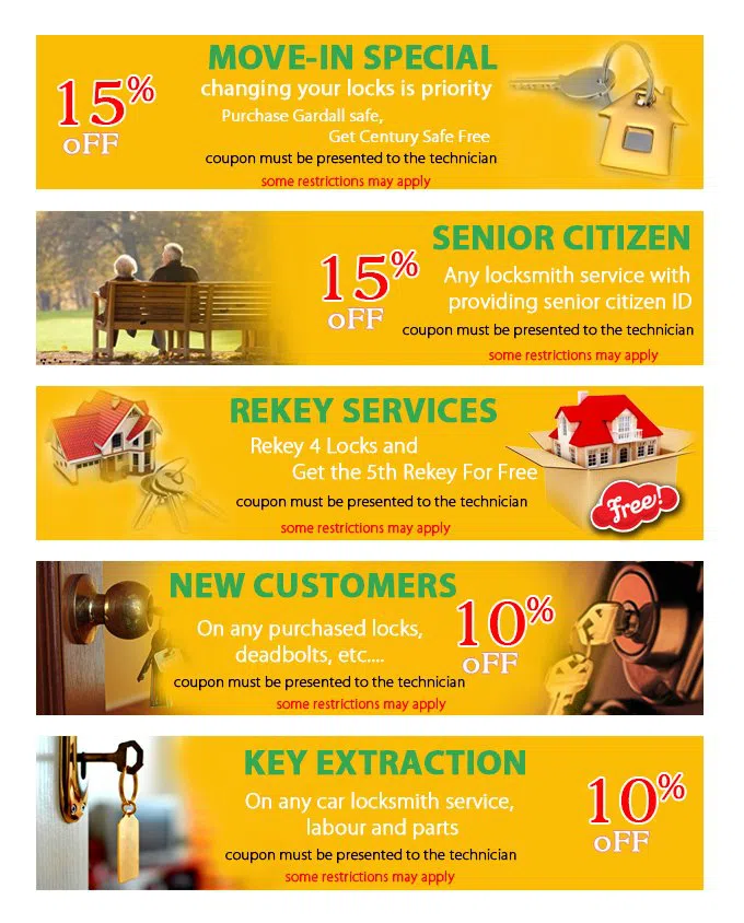 Gold Locksmith Store Irving, TX 972-512-6381 - coupon21-set-five